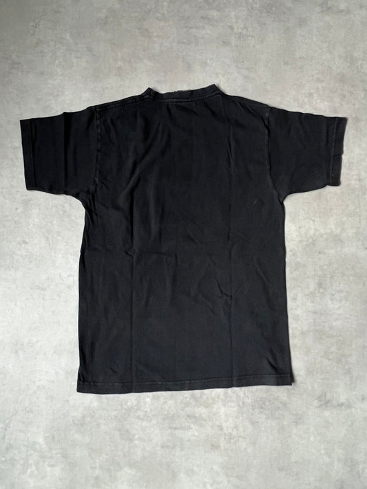 【VINTAGE MEMORIAL】Music Legend Tribute Graphic T-Shirt / Black